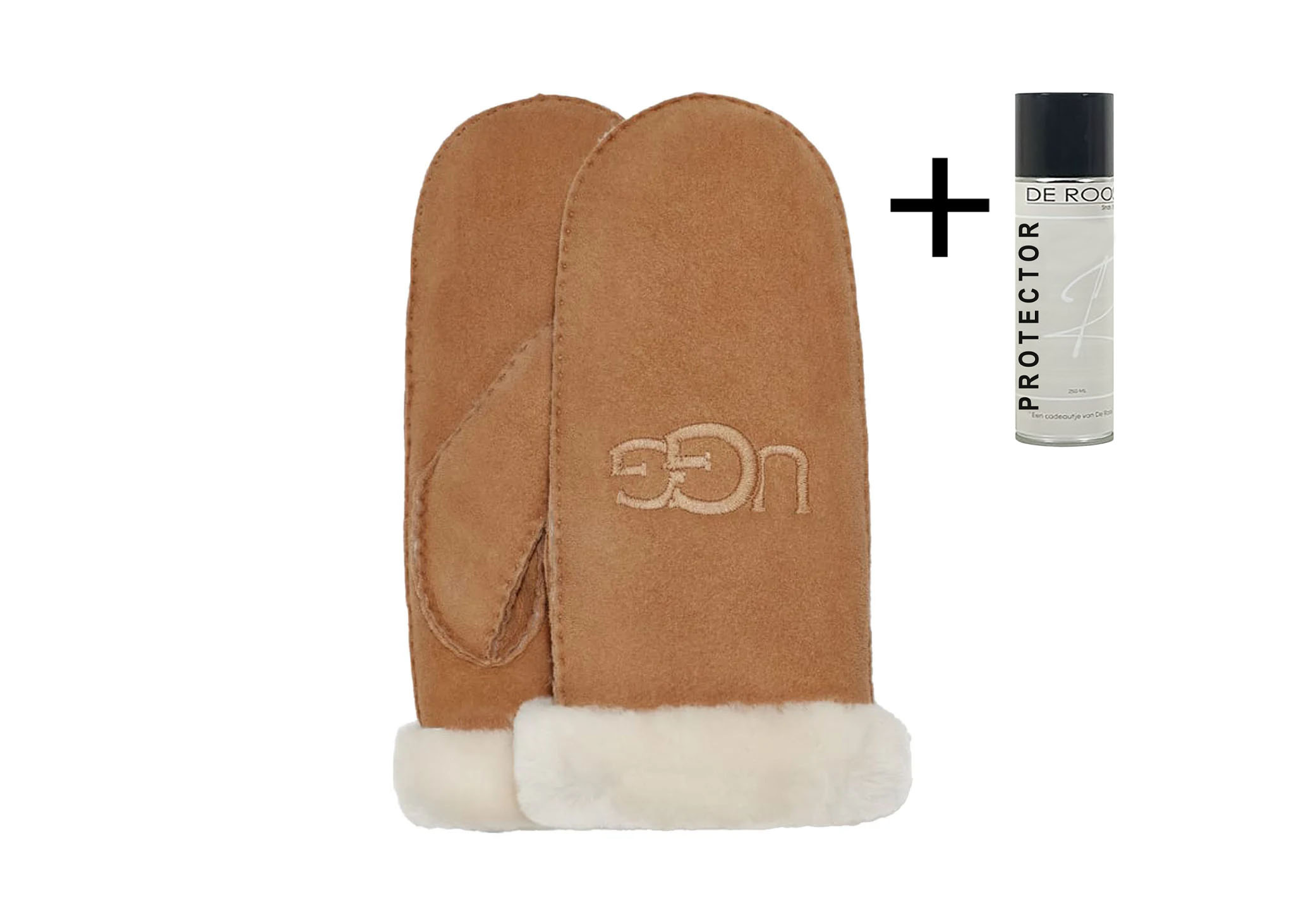 UGG UGG Handschoenen Sheepskin Embroider 20932  Cognac