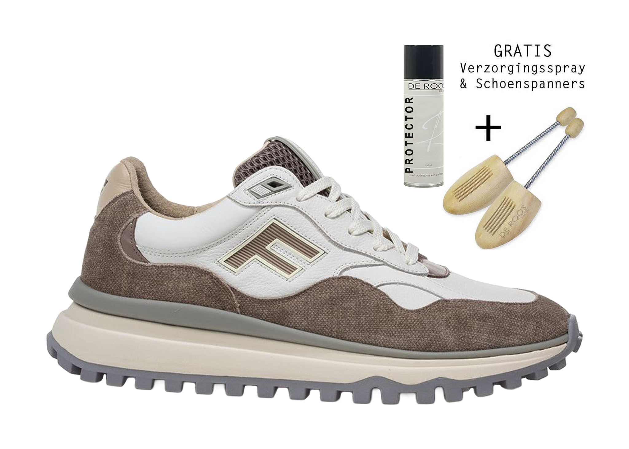 Floris van Bommel Floris van Bommel Sneaker De Gripper 01.16 Taupe