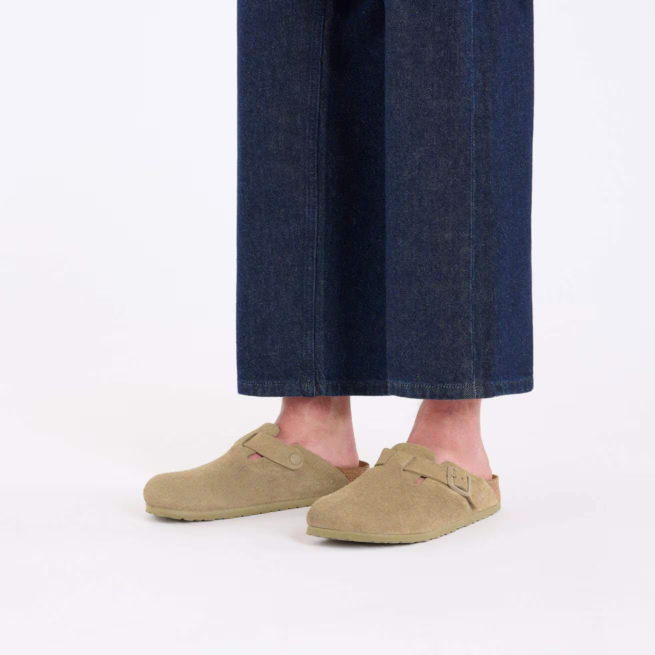 Birkenstock Birkenstock Klomp Boston 1025844 Khaki