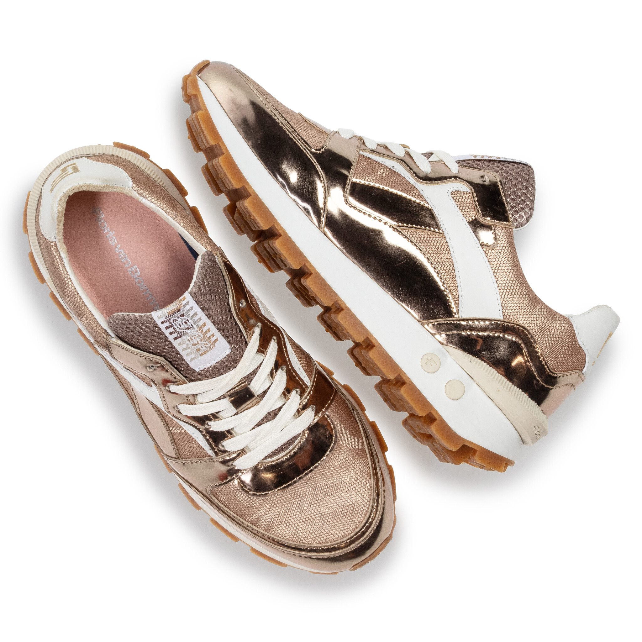 Floris van Bommel Floris van Bommel Sneaker Blokki 07.03 Brons