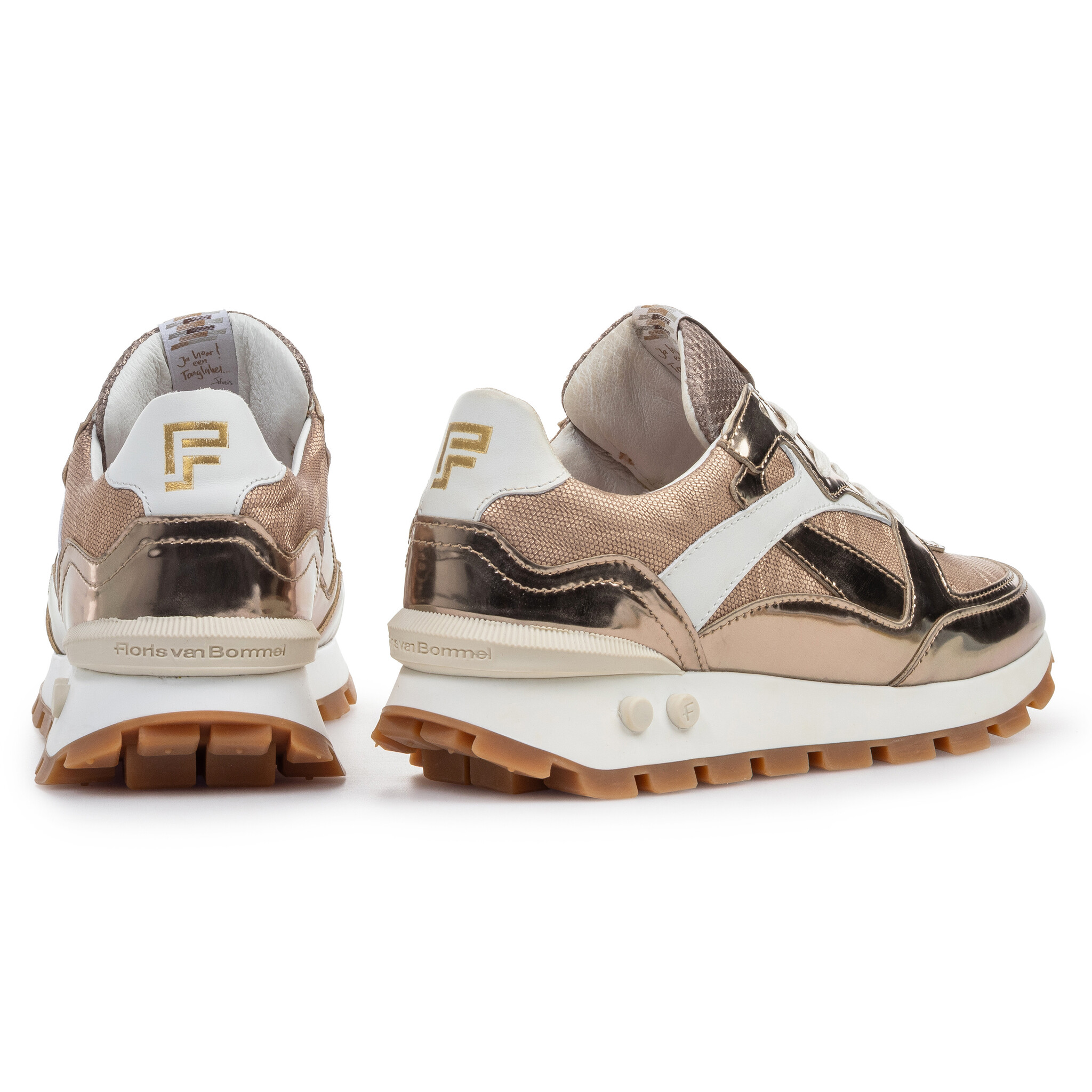 Floris van Bommel Floris van Bommel Sneaker Blokki 07.03 Brons