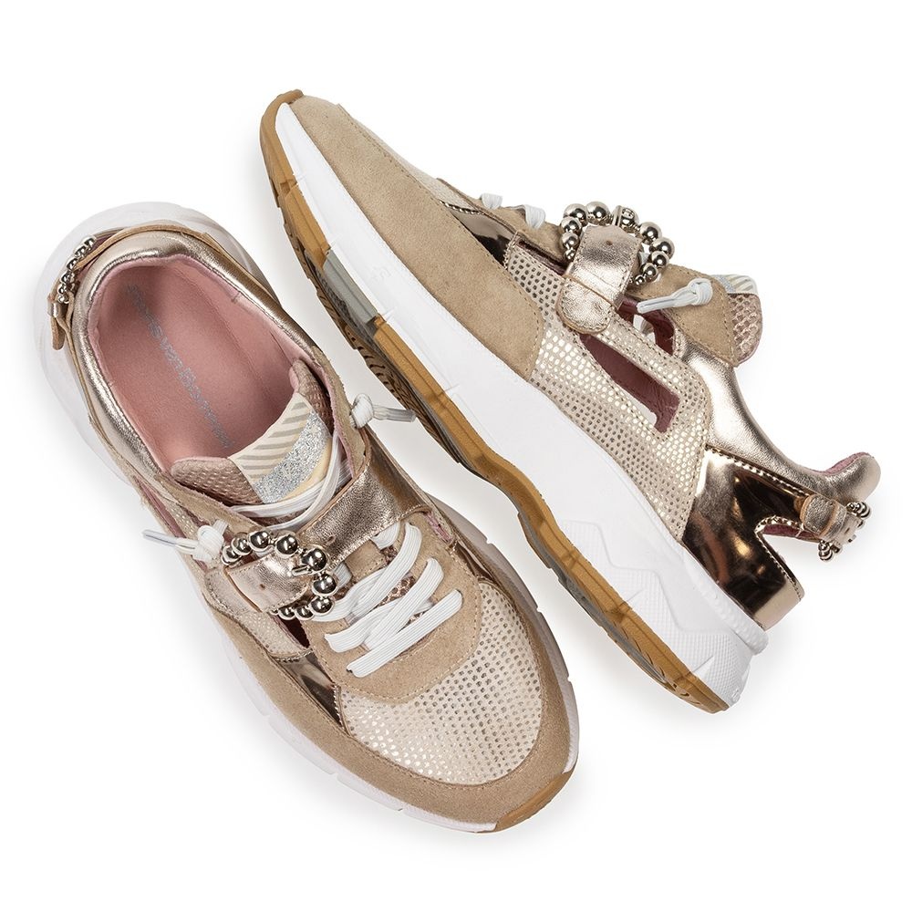 Floris van Bommel Floris van Bommel Sneaker Daysi 08.03 Goud