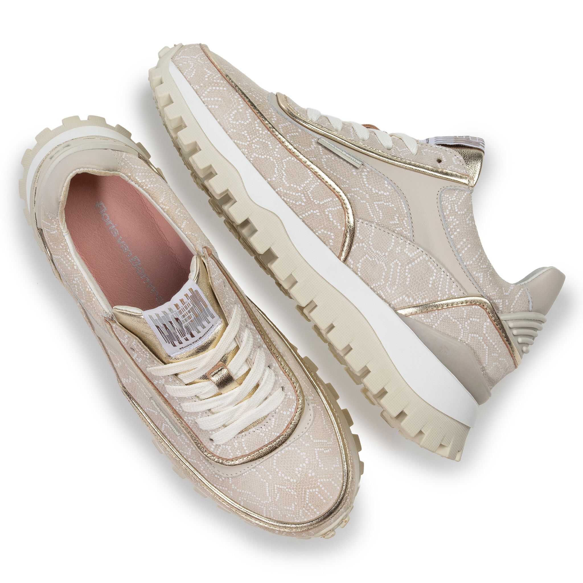 Floris van Bommel Floris van Bommel Sneaker Grommi 02.12 Taupe