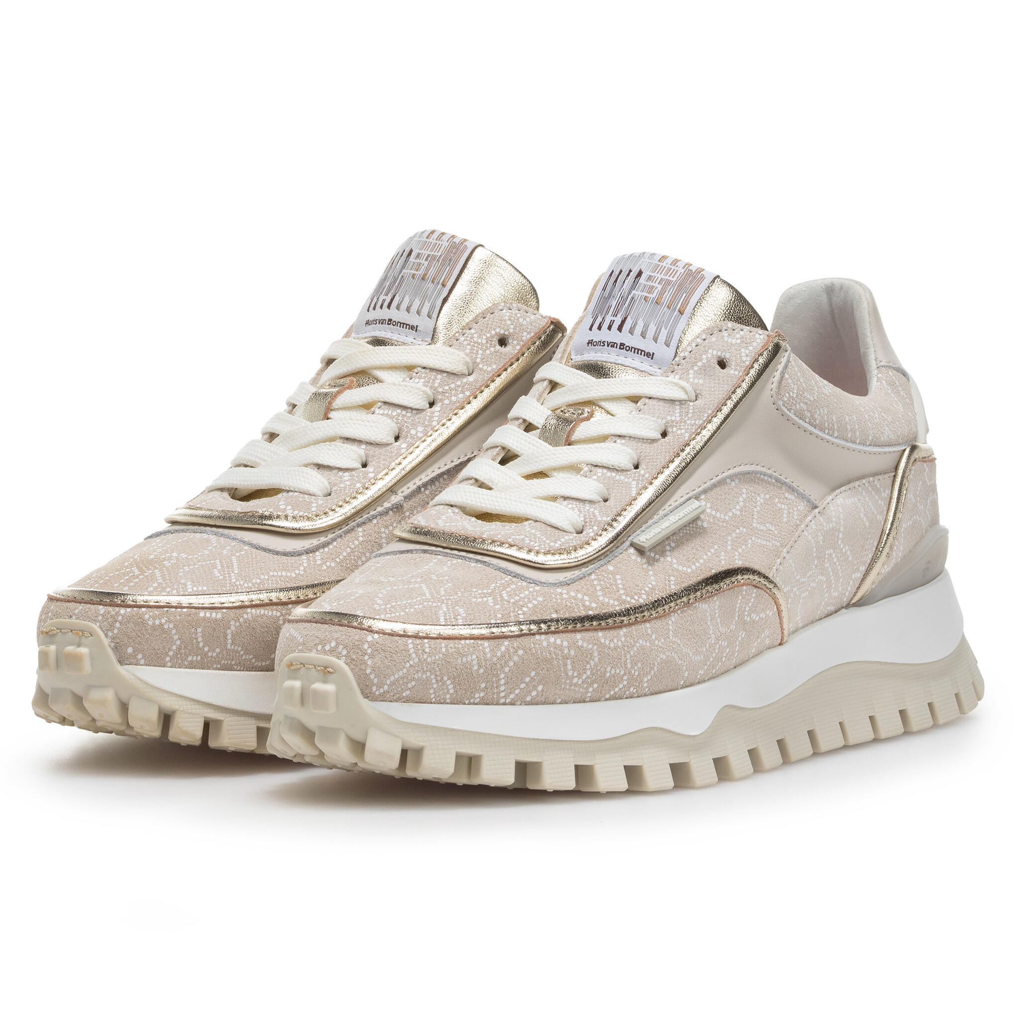 Floris van Bommel Floris van Bommel Sneaker Grommi 02.12 Taupe