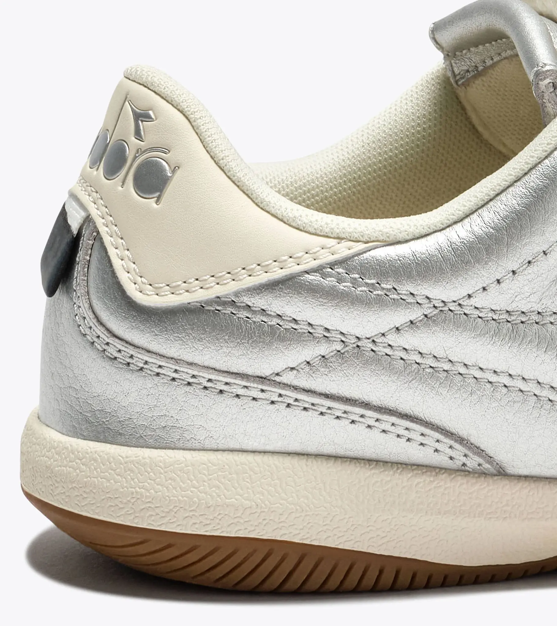 Diadora Diadora Sneakers Gold Indoor Metallic Zilver