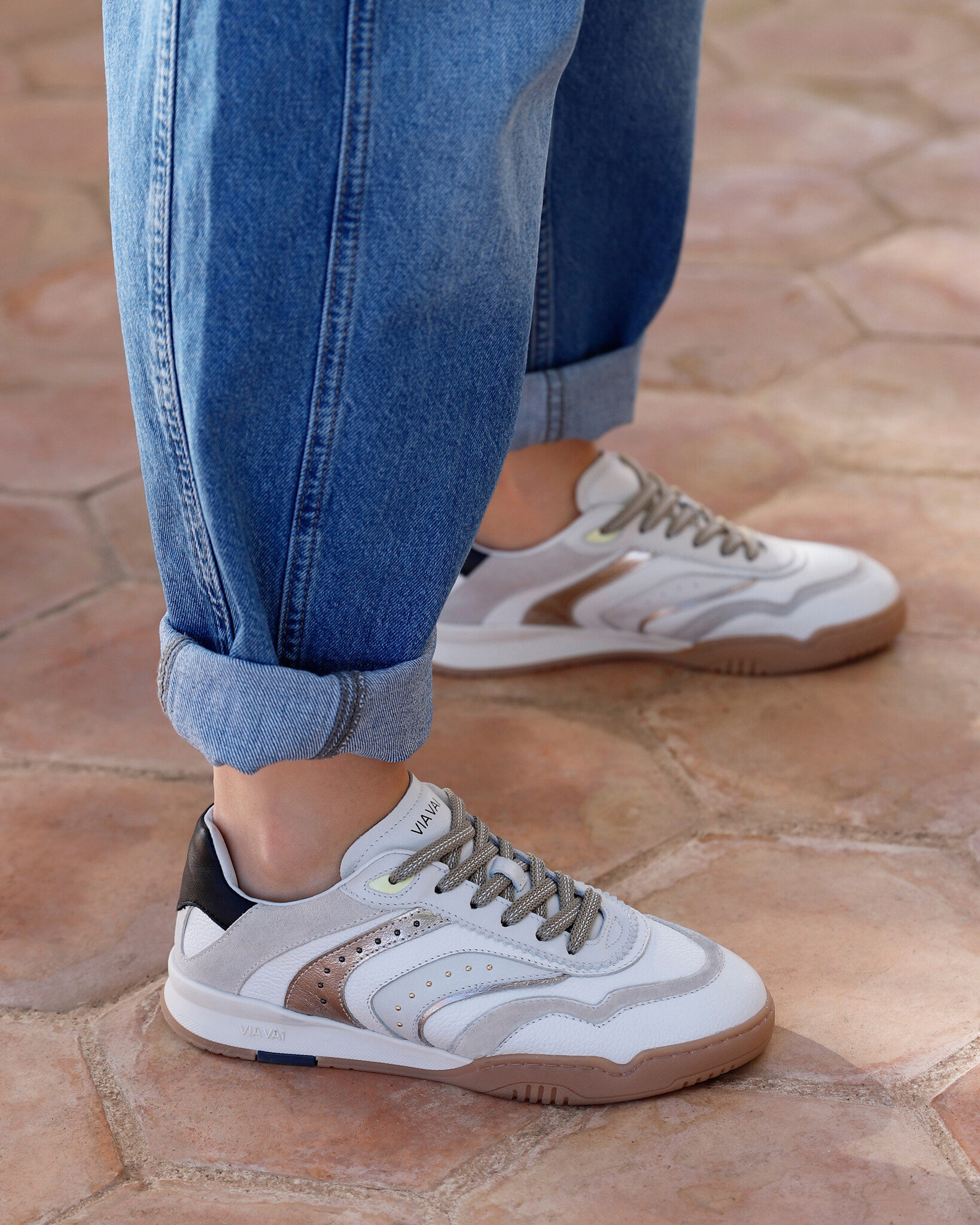 Via Vai VIA VAI Sneakers Kris Pax 62390-02-001 Wit