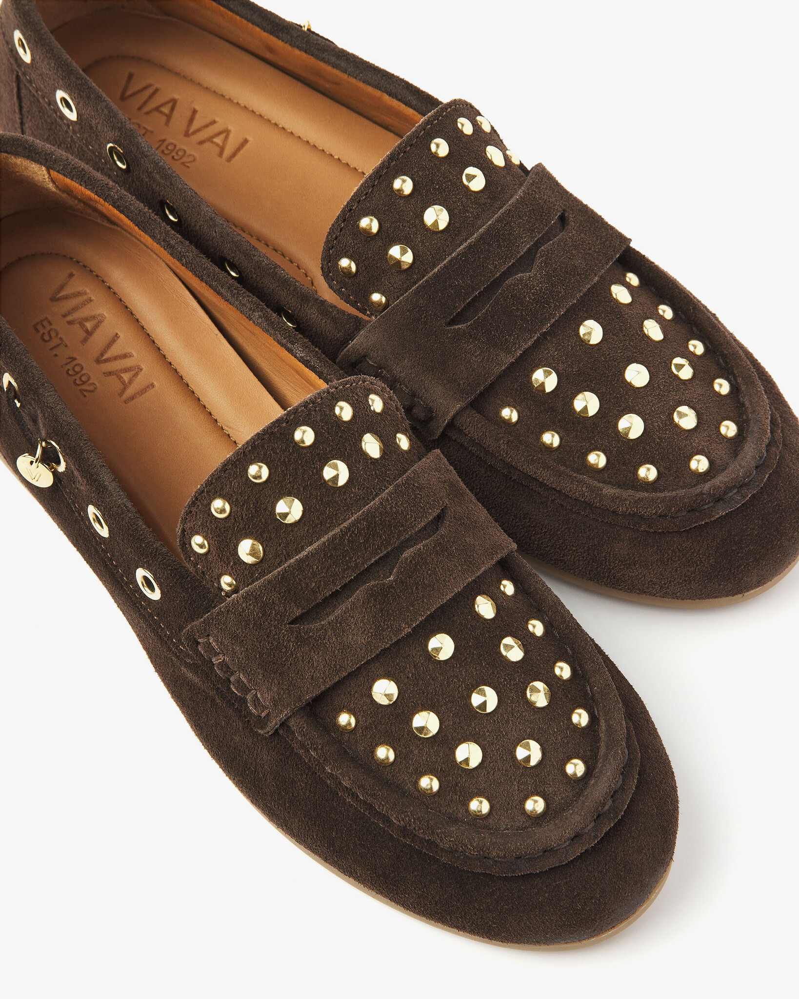 Via Vai VIA VAI  Instappers June Macy 62421-01-316 Bruin