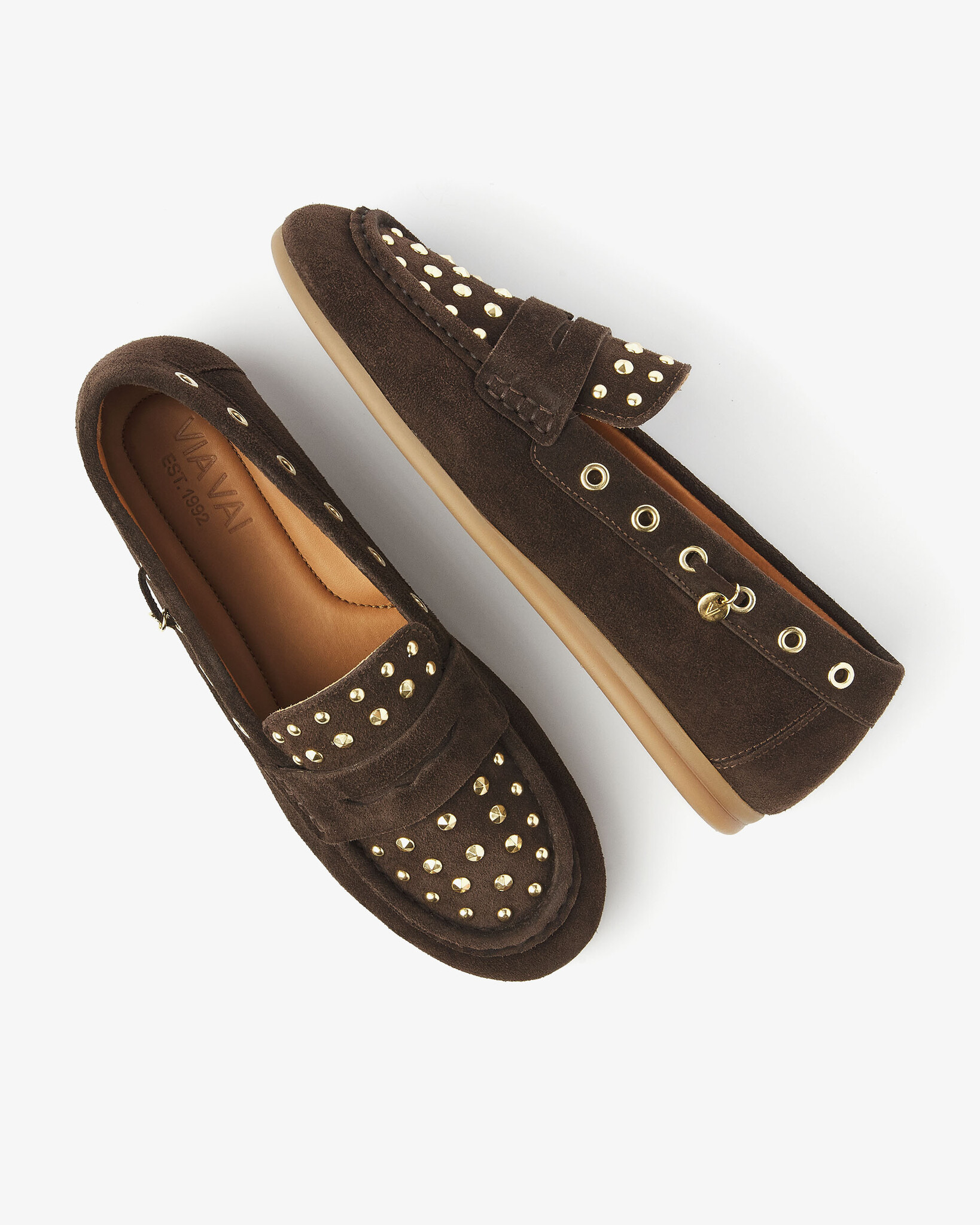 Via Vai VIA VAI  Instappers June Macy 62421-01-316 Bruin