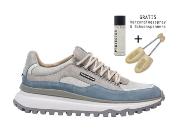 Floris van Bommel Floris van Bommel Sneaker De Gripper 03.10 Licht Blauw