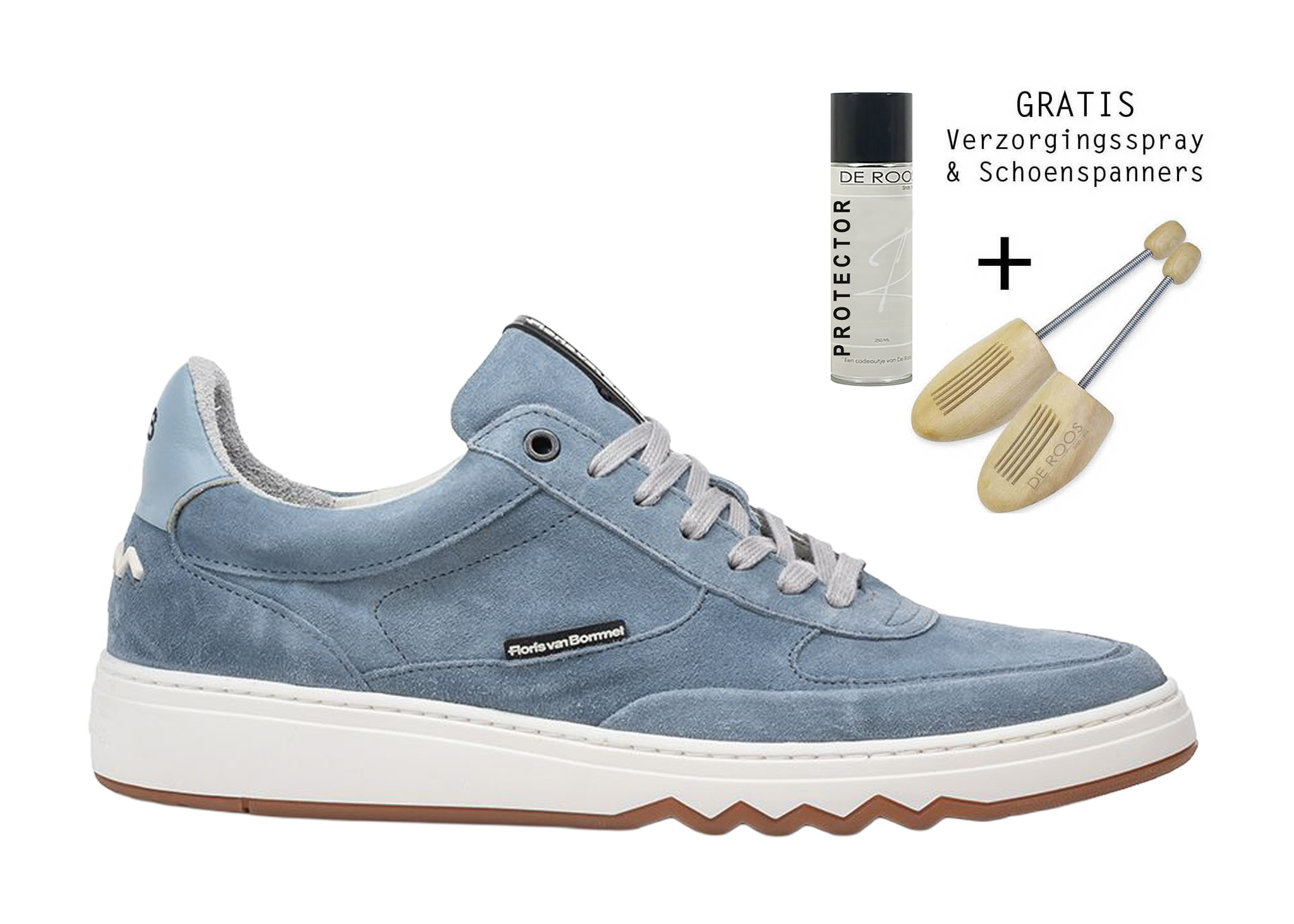 Floris van Bommel Floris van Bommel Sneaker De Kupster 05.25 Licht Blauw