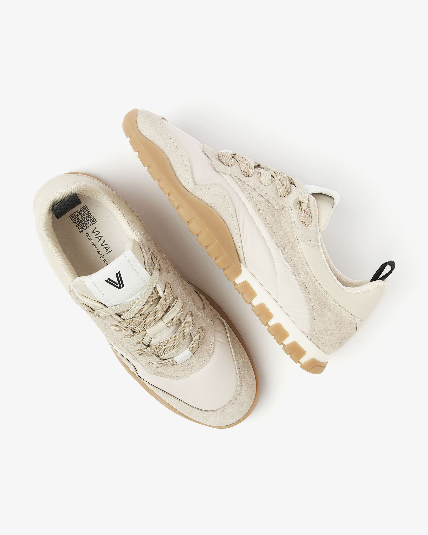 Via Vai VIA VAI Sneaker Frenkie Aaron Beige