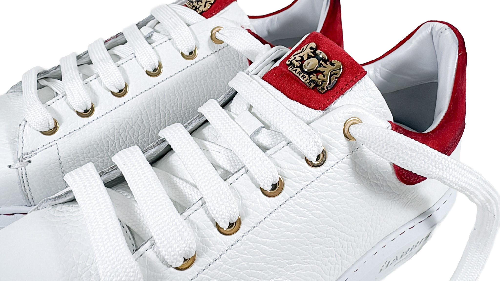 Harris Harris Veterschoen Paul Rood / Wit