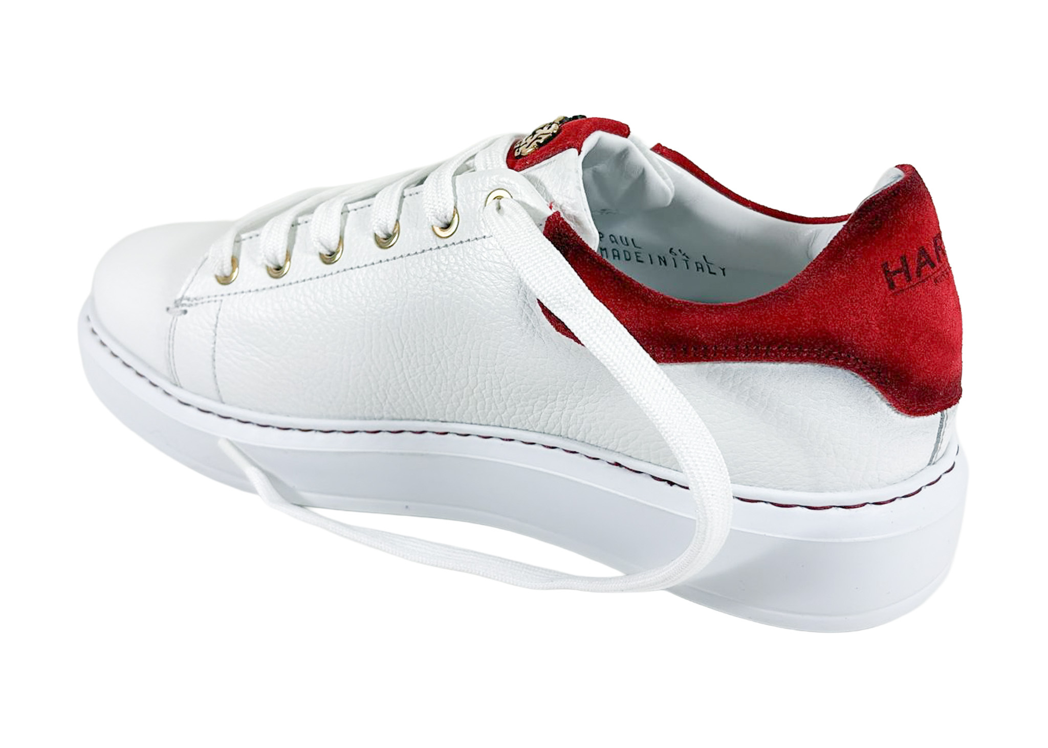 Harris Harris Veterschoen Paul Rood / Wit