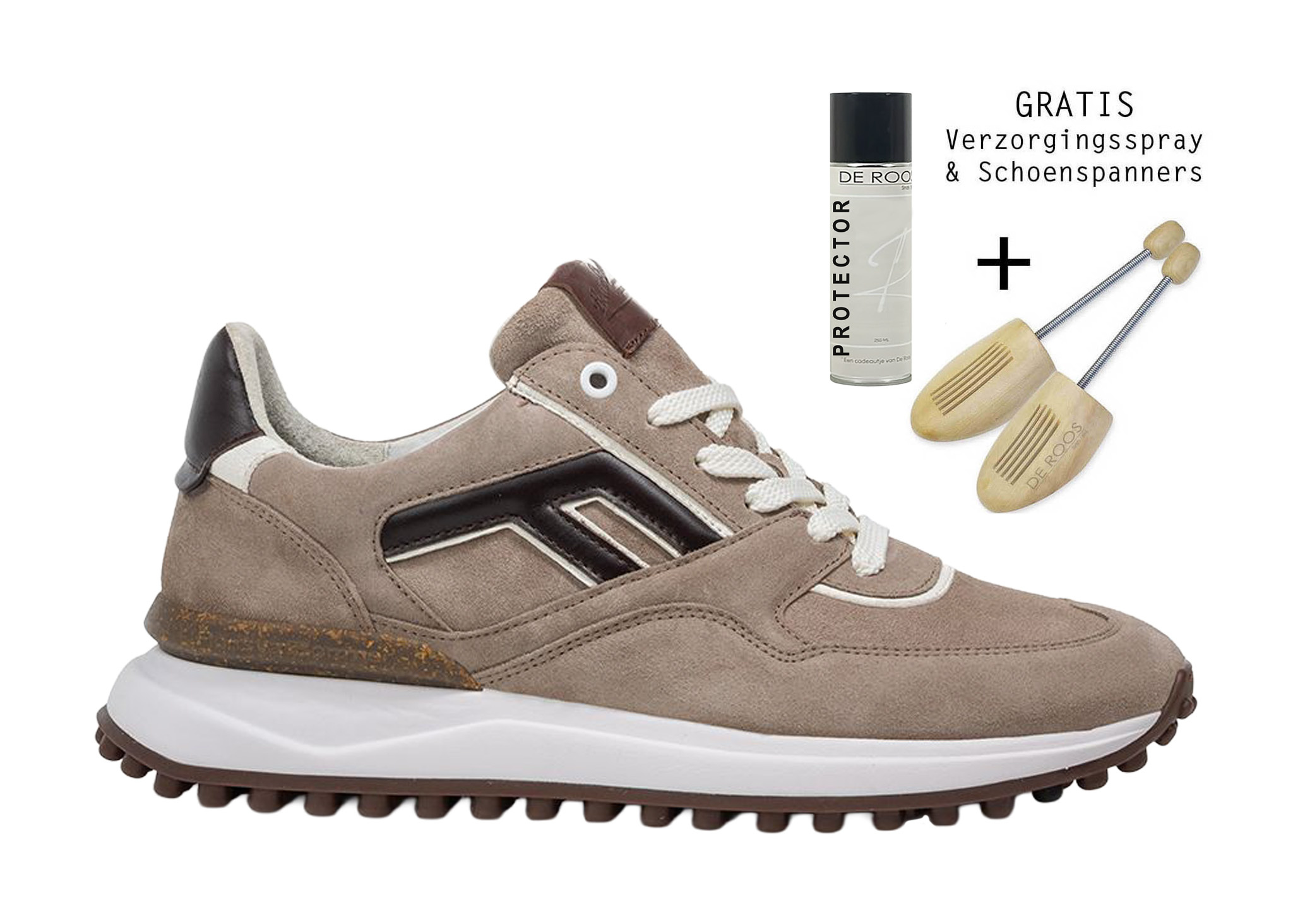 Floris van Bommel Floris Van Bommel Sneaker Noppi 38.12 Bruin