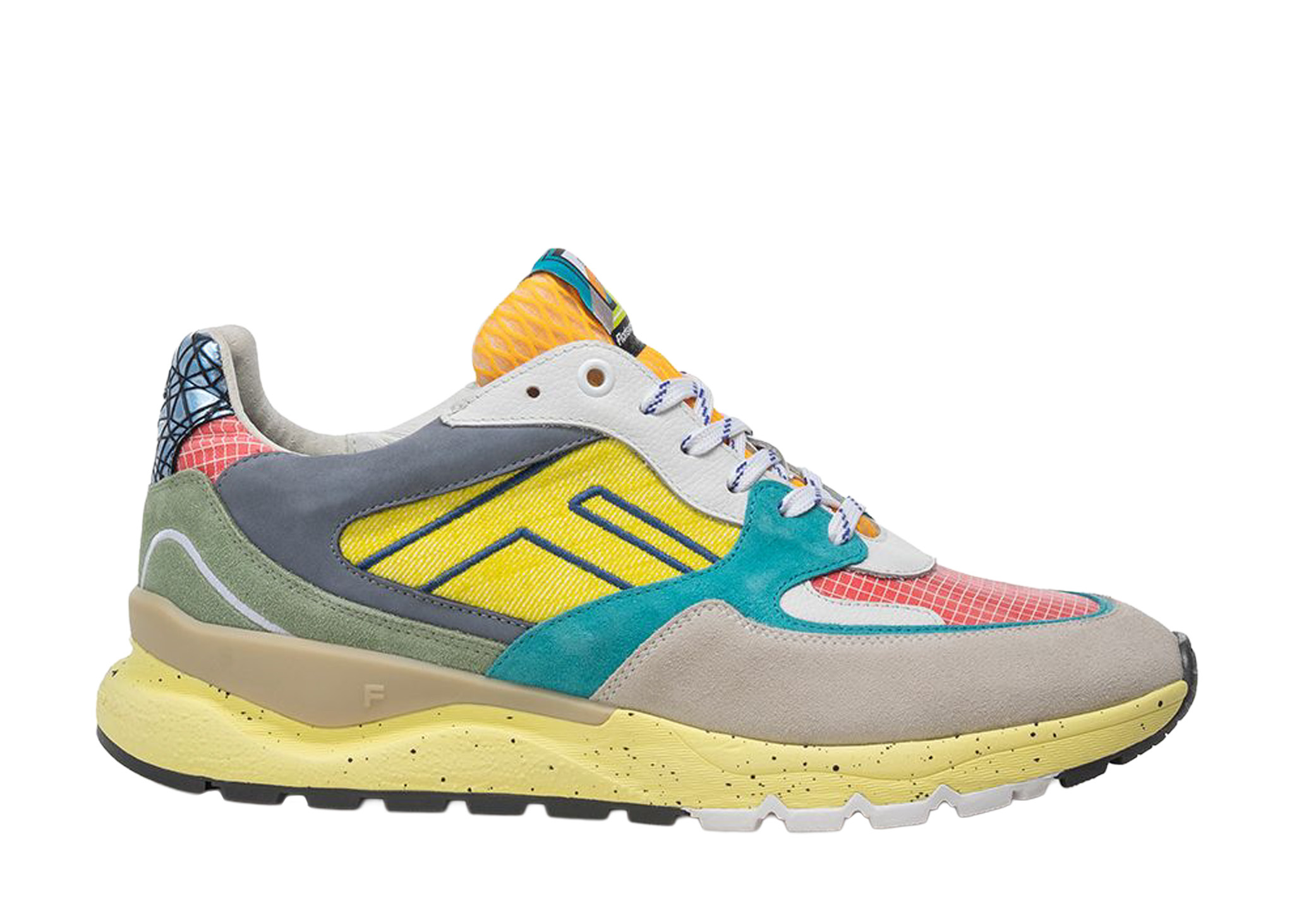 Floris van Bommel Floris Van Bommel Sneaker Treener 06.03 Geel