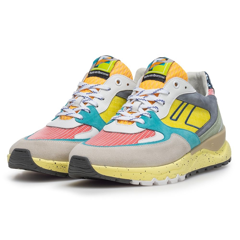Floris van Bommel Floris Van Bommel Sneaker Treener 06.03 Geel