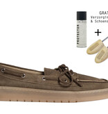 Posa Posa Boat Loafer heren Donker Bruin