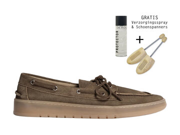 Posa Posa Boat Loafer Donker Bruin