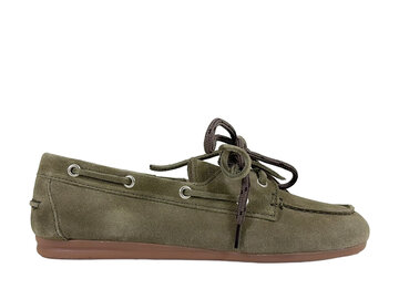 Posa Posa Boat Loafer Khaki Groen