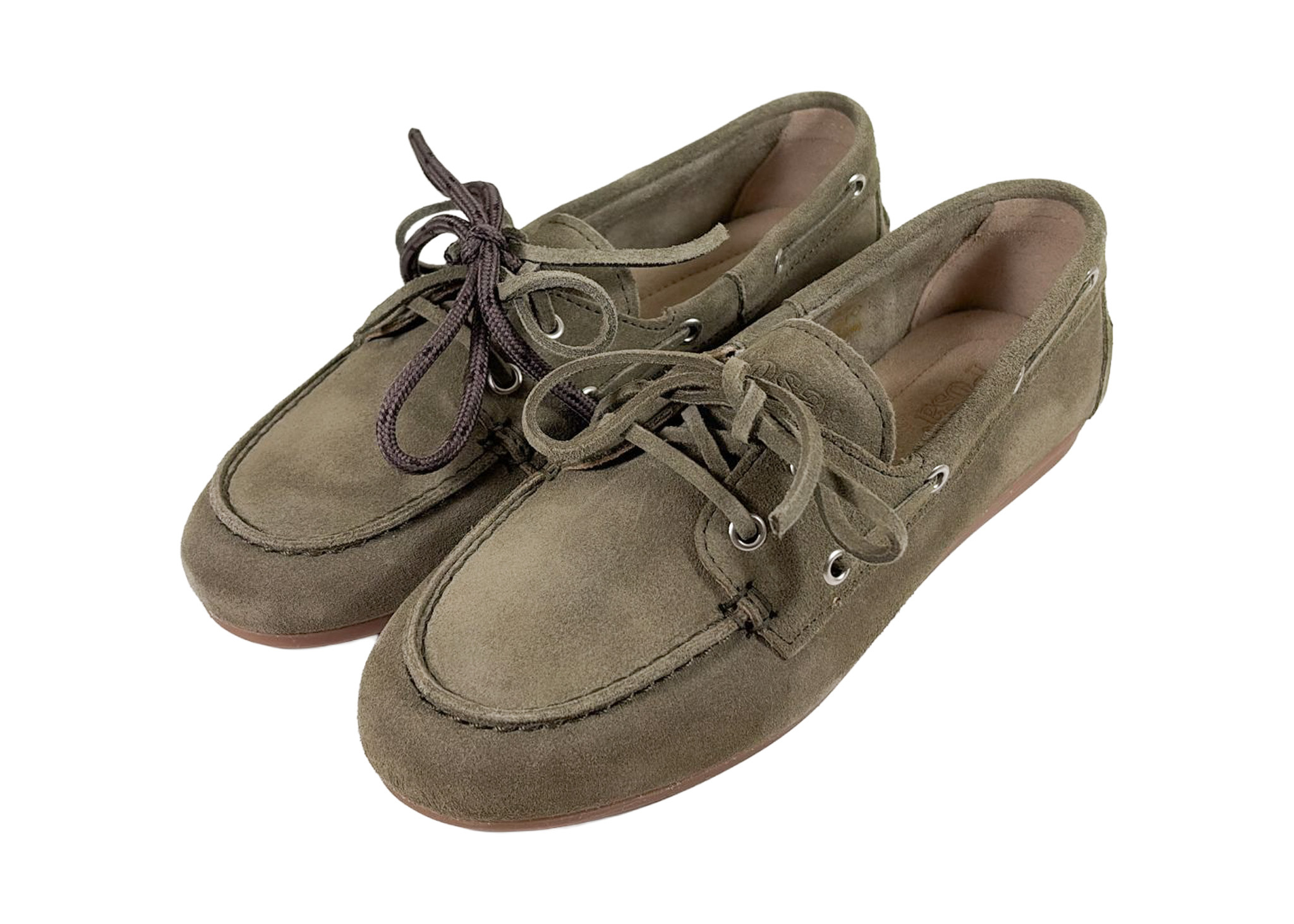 Posa Posa Boat Loafer Khaki Groen