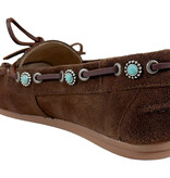 Posa Posa Boat Loafer Western Donker Bruin