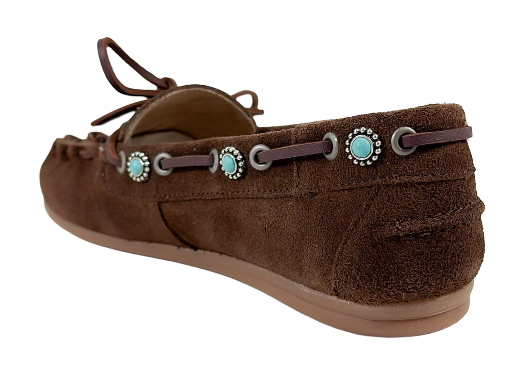 Posa Posa Boat Loafer Western Donker Bruin