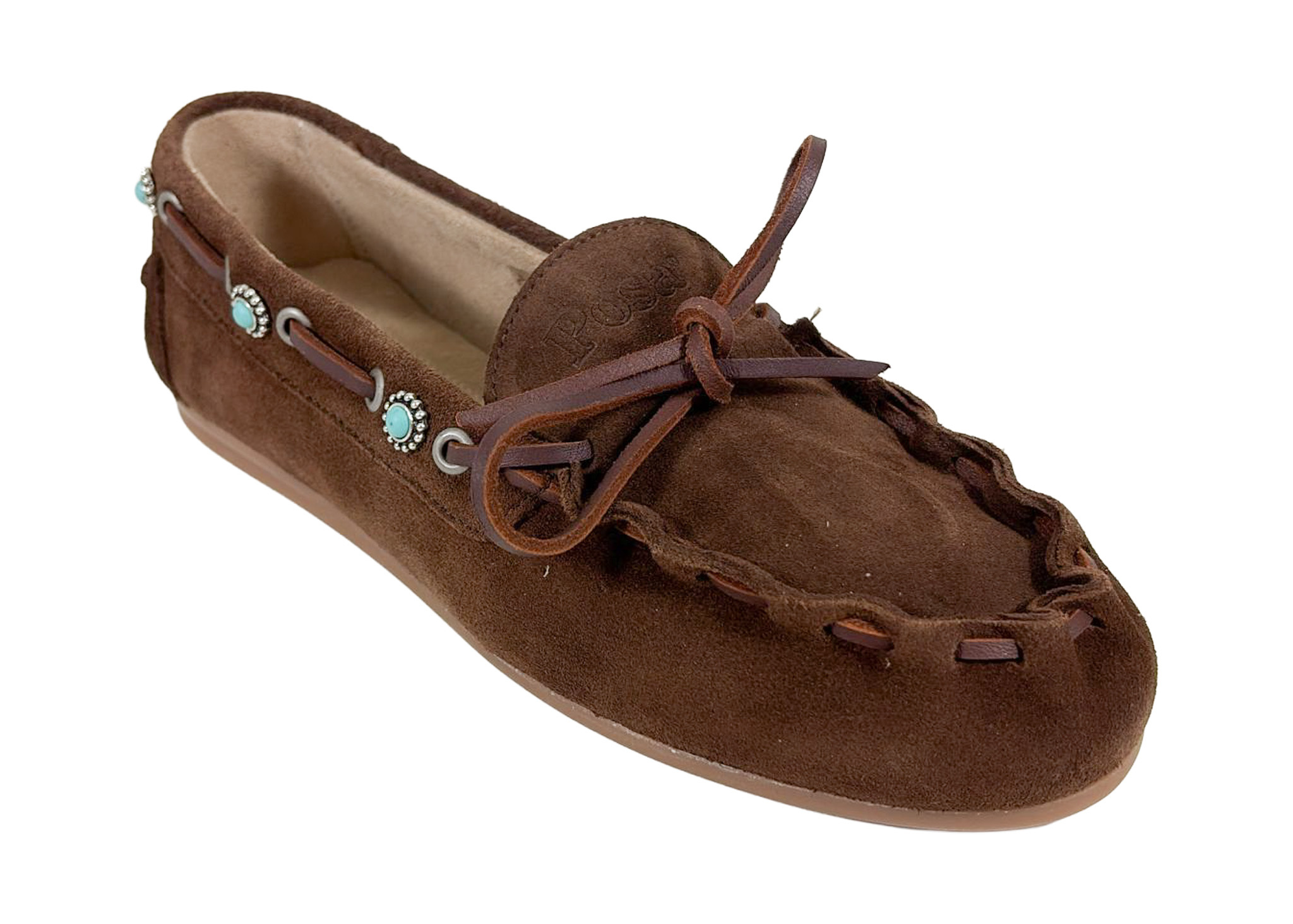 Posa Posa Boat Loafer Western Donker Bruin