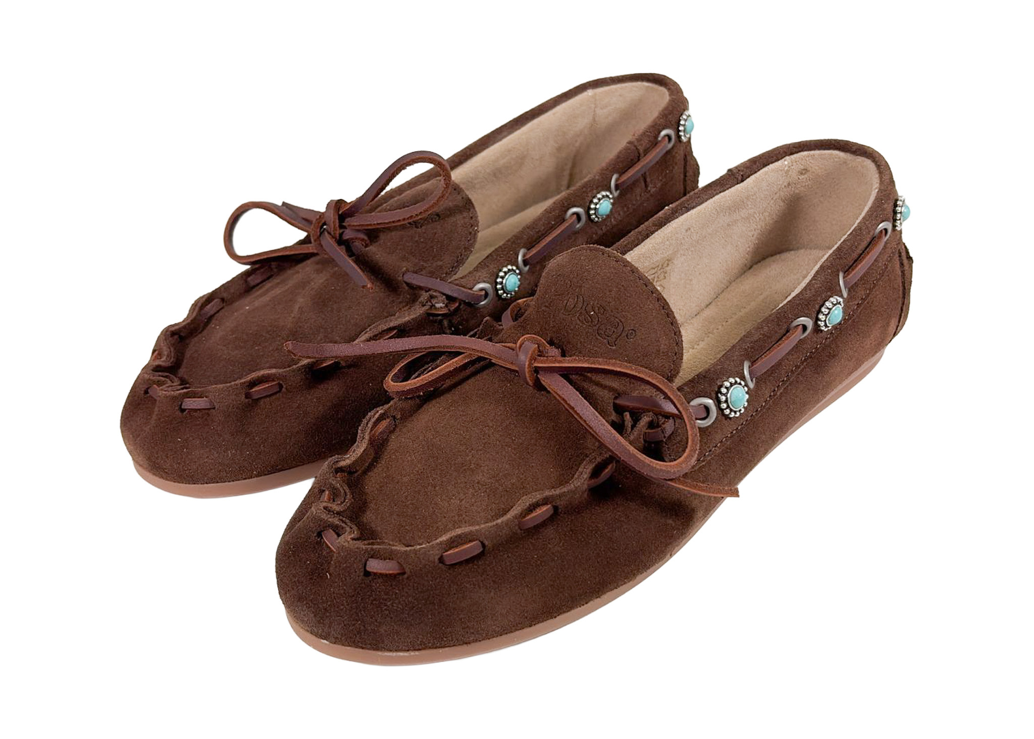 Posa Posa Boat Loafer Western Donker Bruin