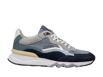 Floris van Bommel Floris van Bommel Sneaker De Zager 05.28 Blauw