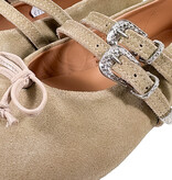 Posa Posa Ballerina Vita Double Strap Bruin
