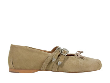Posa Posa Ballerina Vita Double Strap Bruin