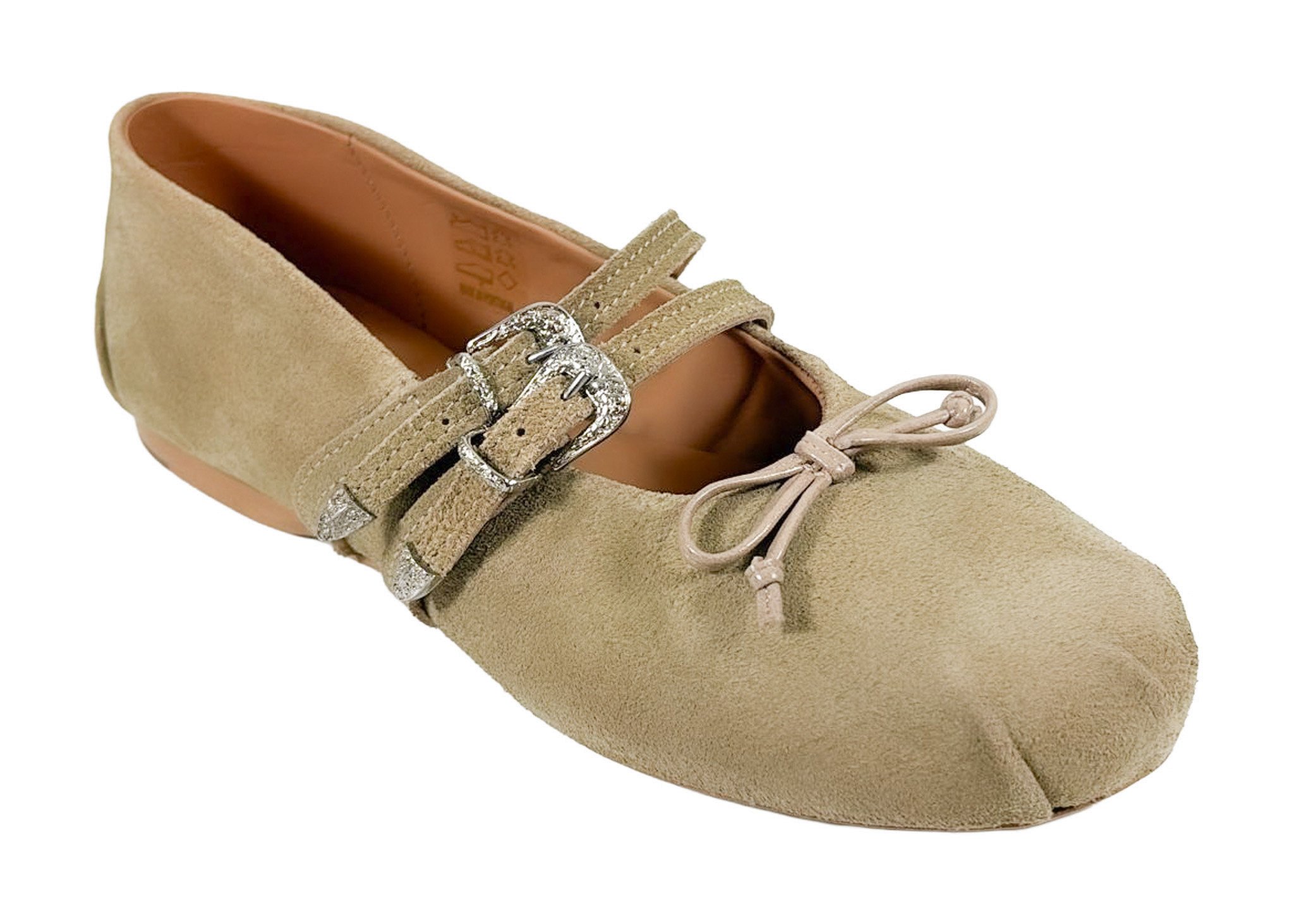 Posa Posa Ballerina Vita Double Strap Bruin