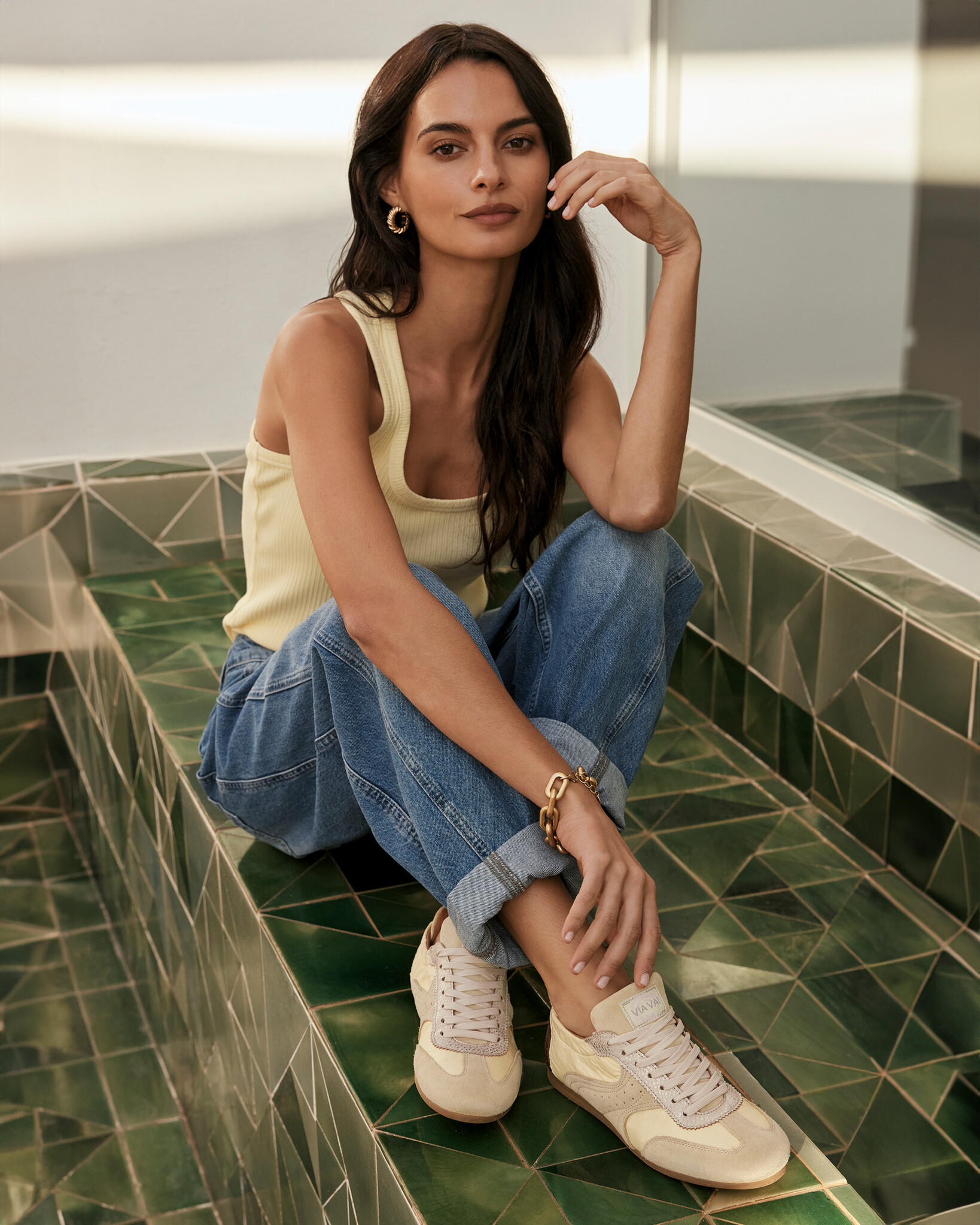 Via Vai VIA VAI Sneakers June Haylee 62383-01-716 Geel