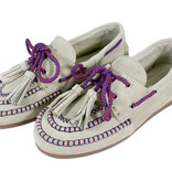 Posa Posa Boat Loafer Fringe Licht Taupe