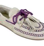 Posa Posa Boat Loafer Fringe Licht Taupe