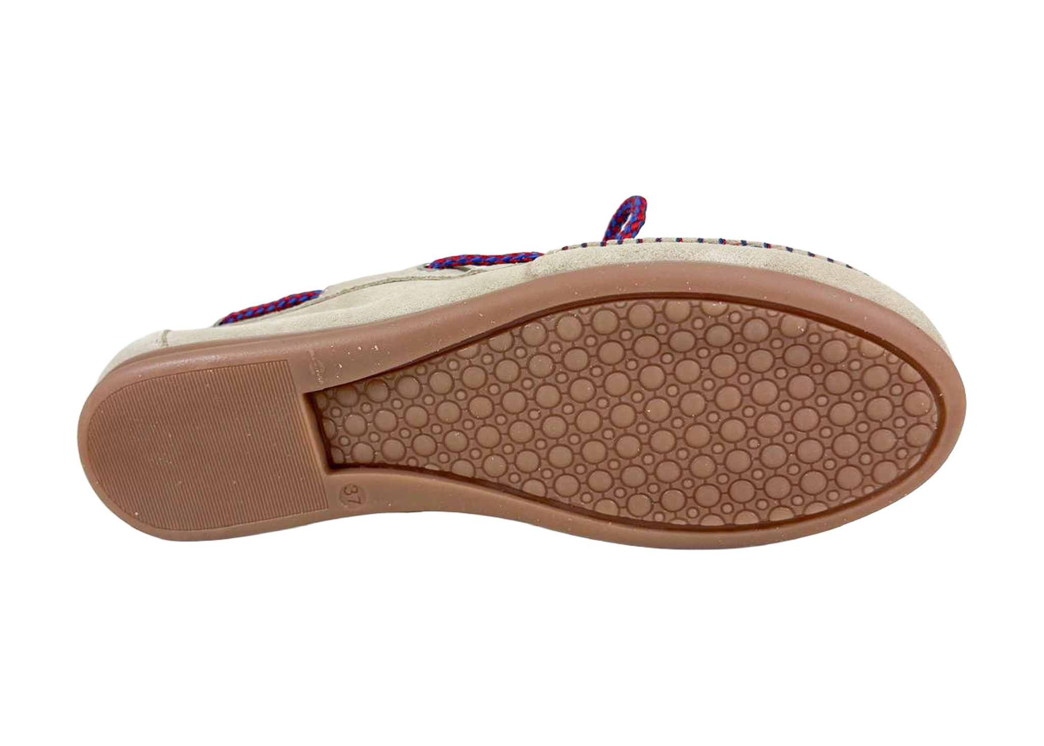 Posa Posa Boat Loafer Fringe Licht Taupe