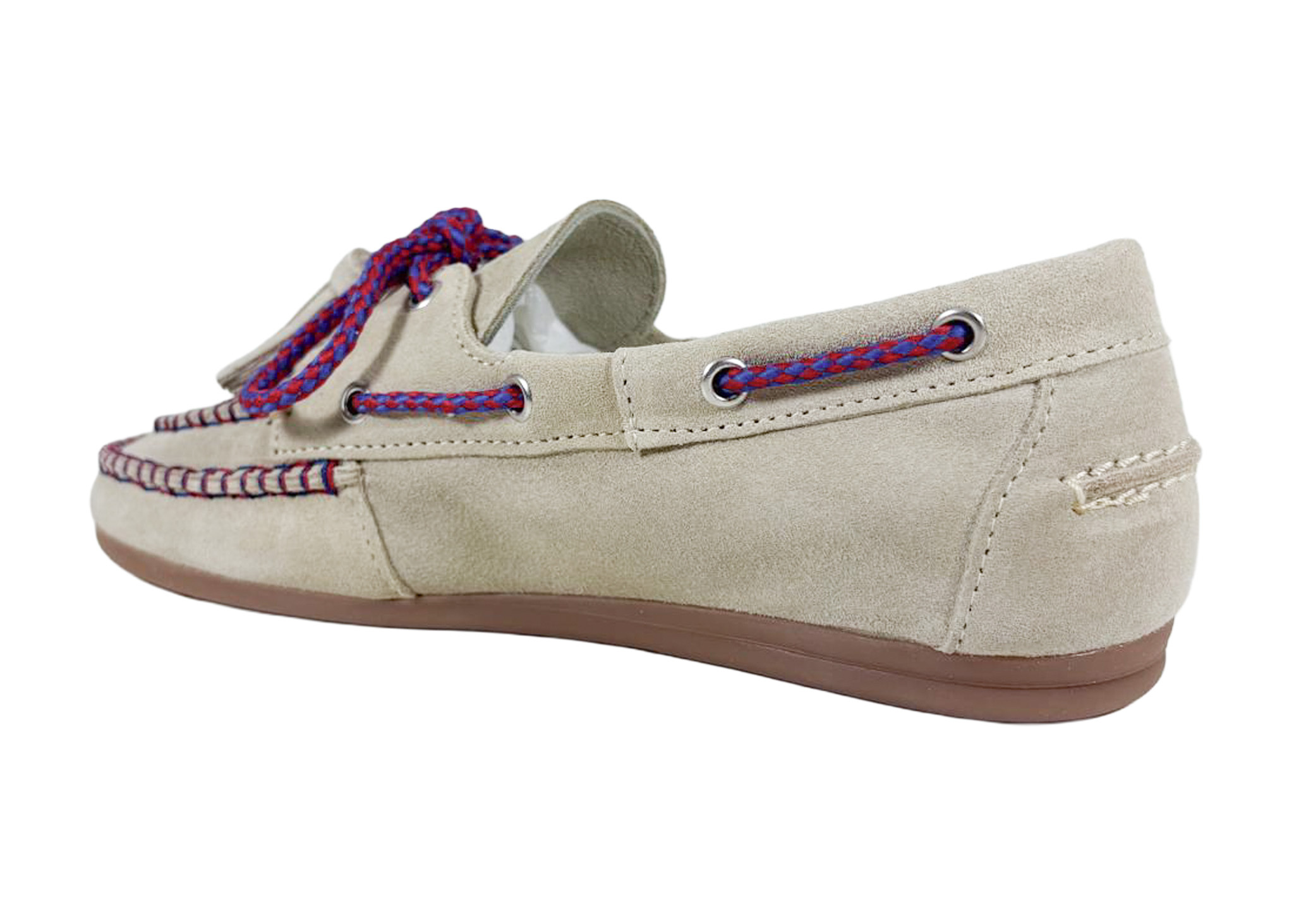 Posa Posa Boat Loafer Fringe Licht Taupe