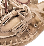 Posa Posa Boat Loafer Fringe Brushed Bruin