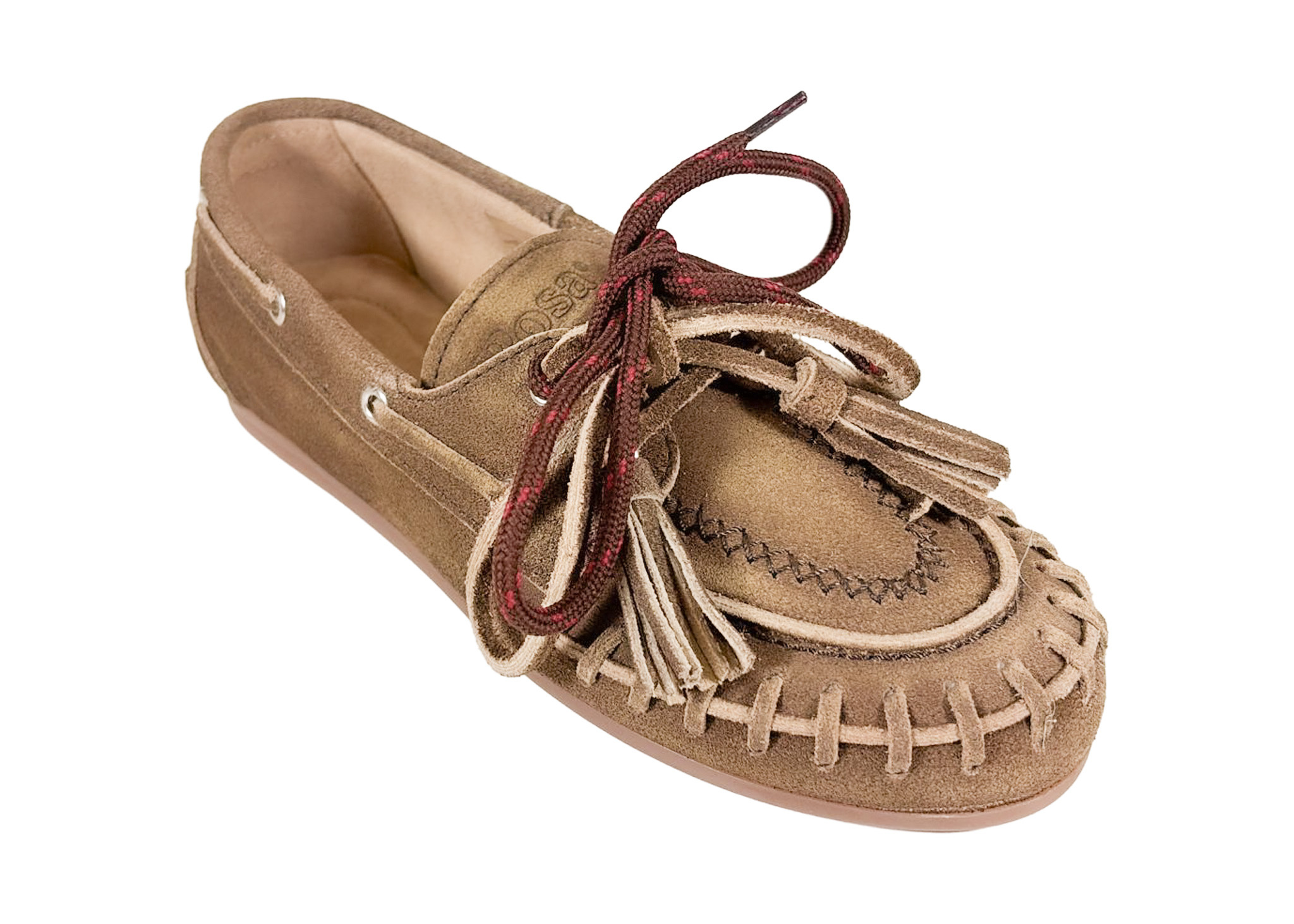 Posa Posa Boat Loafer Fringe Brushed Bruin
