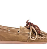 Posa Posa Boat Loafer Fringe Brushed Bruin