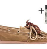 Posa Posa Boat Loafer Fringe Brushed Bruin