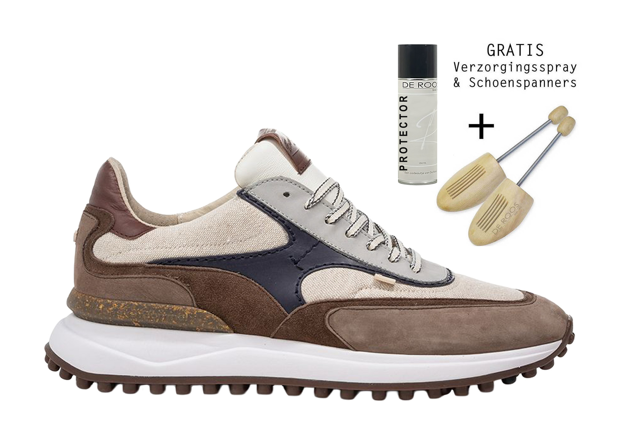 Floris van Bommel Floris van Bommel Sneaker Noppi 37.07 Bruin