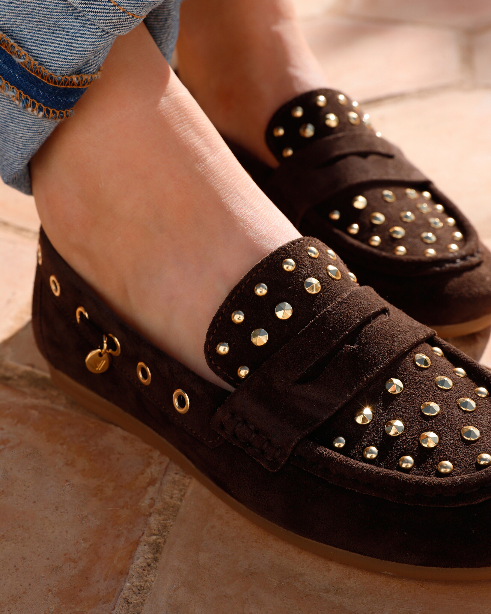 Via Vai VIA VAI  Instappers June Macy 62421-01-316 Bruin