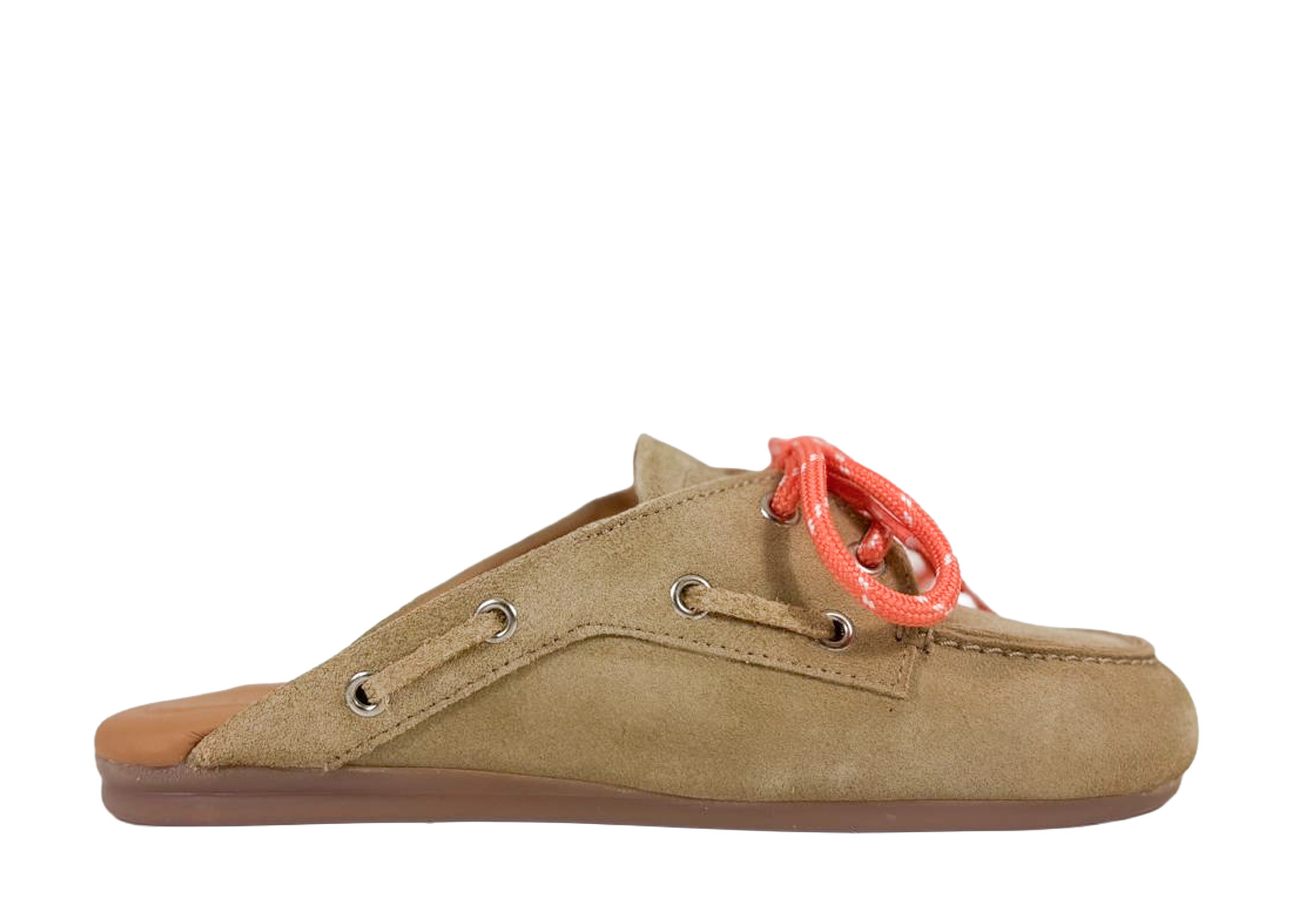 Posa Posa Boatloafer Mule Tan
