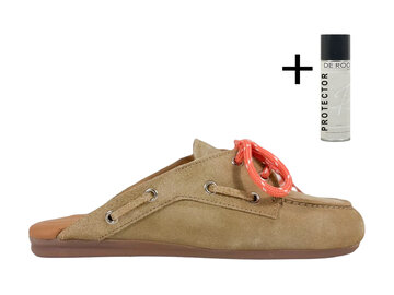 Posa Posa Boatloafer Mule Tan