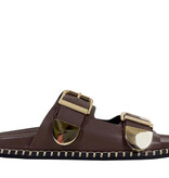 Toral Toral Sandaal Hidra Donker Bruin