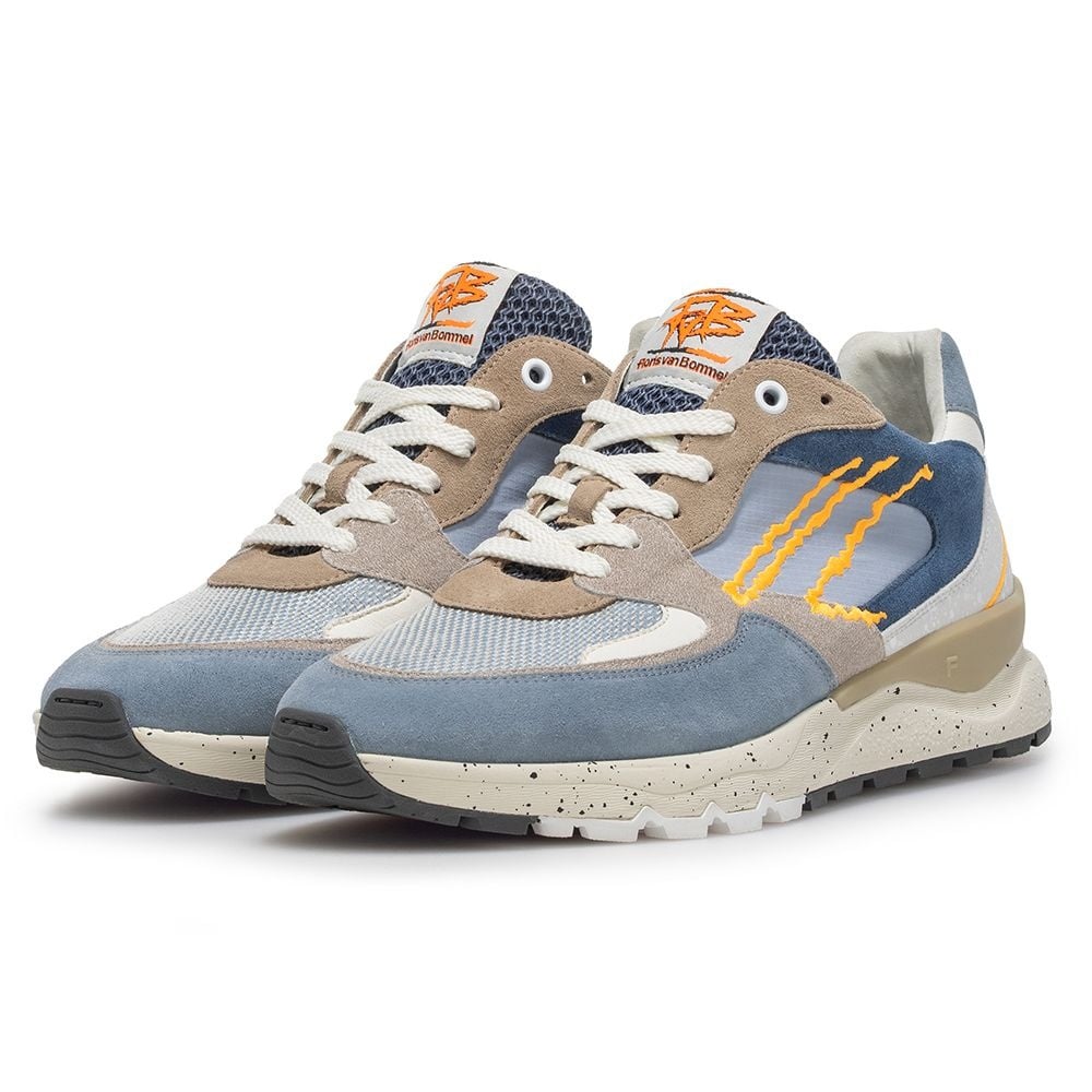 Floris van Bommel Floris van Bommel Sneaker De Treener 06.07 Blauw