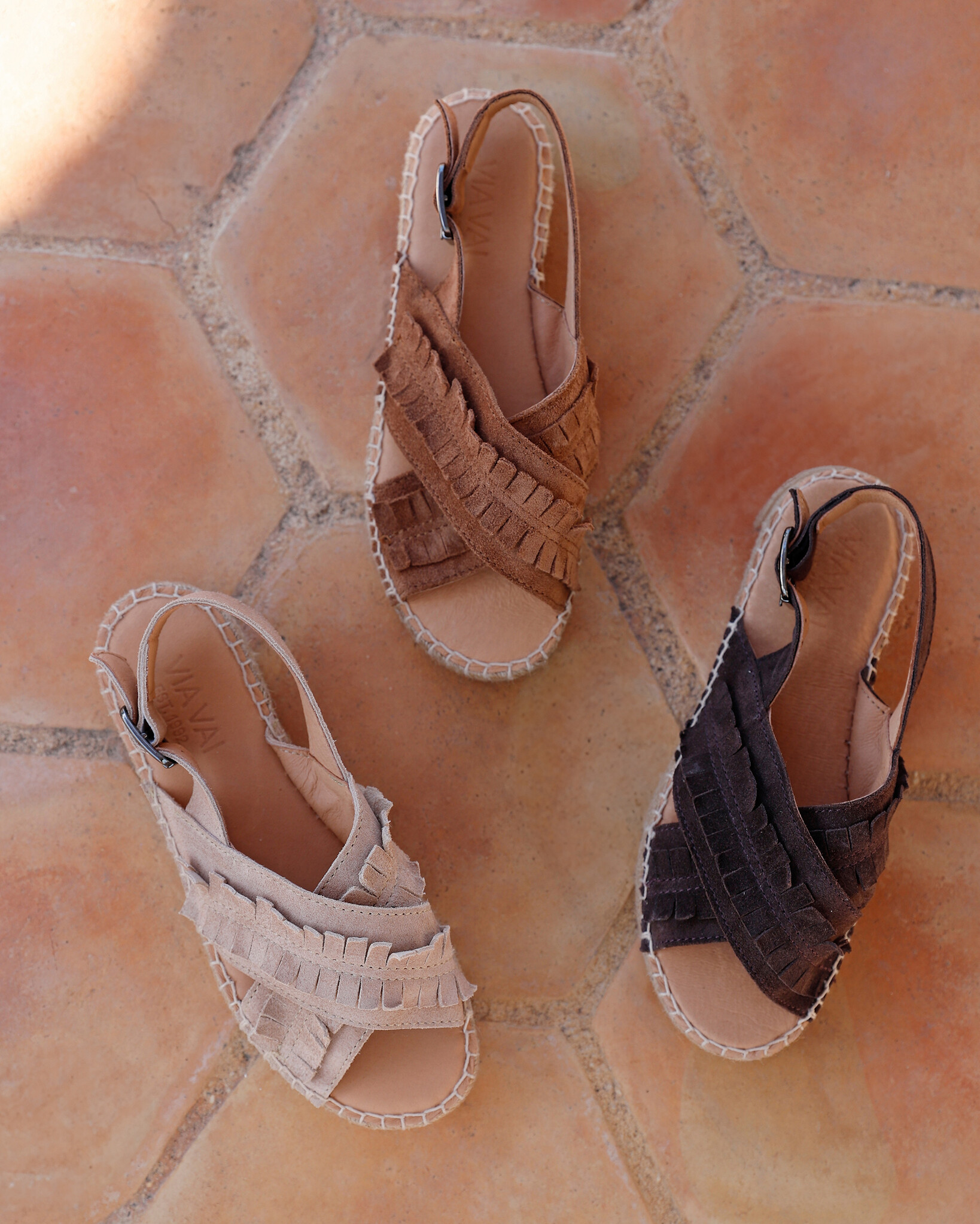 Via Vai VIA VAI  Espadrilles Mondi Noel 62406-01-1084 Cognac