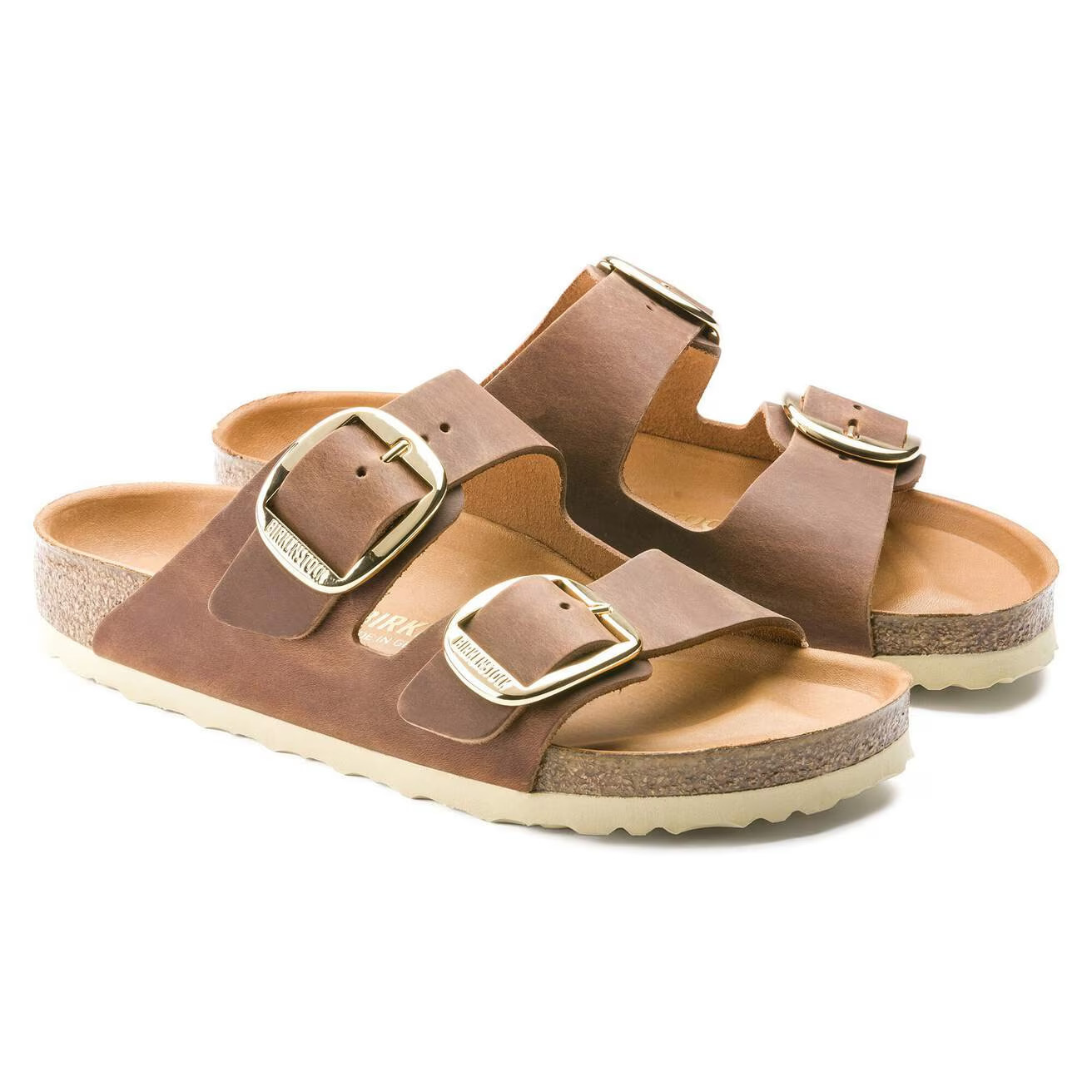 Birkenstock Birkenstock Sandaal Arizona  Big Buckle 1011073 Cognac