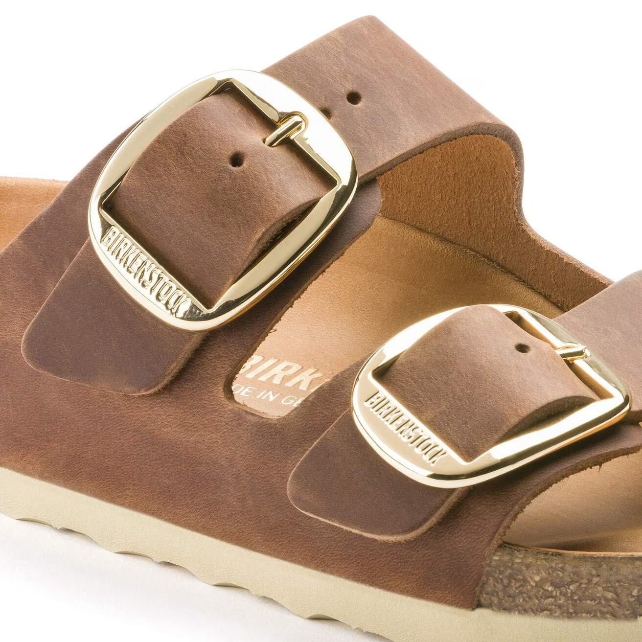 Birkenstock Birkenstock Sandaal Arizona  Big Buckle 1011073 Cognac